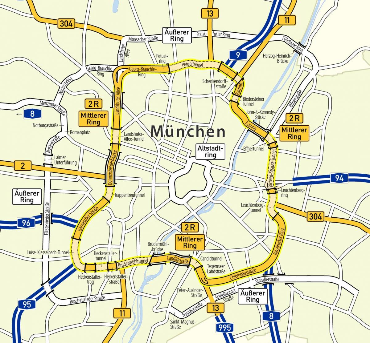 munchen anell mapa