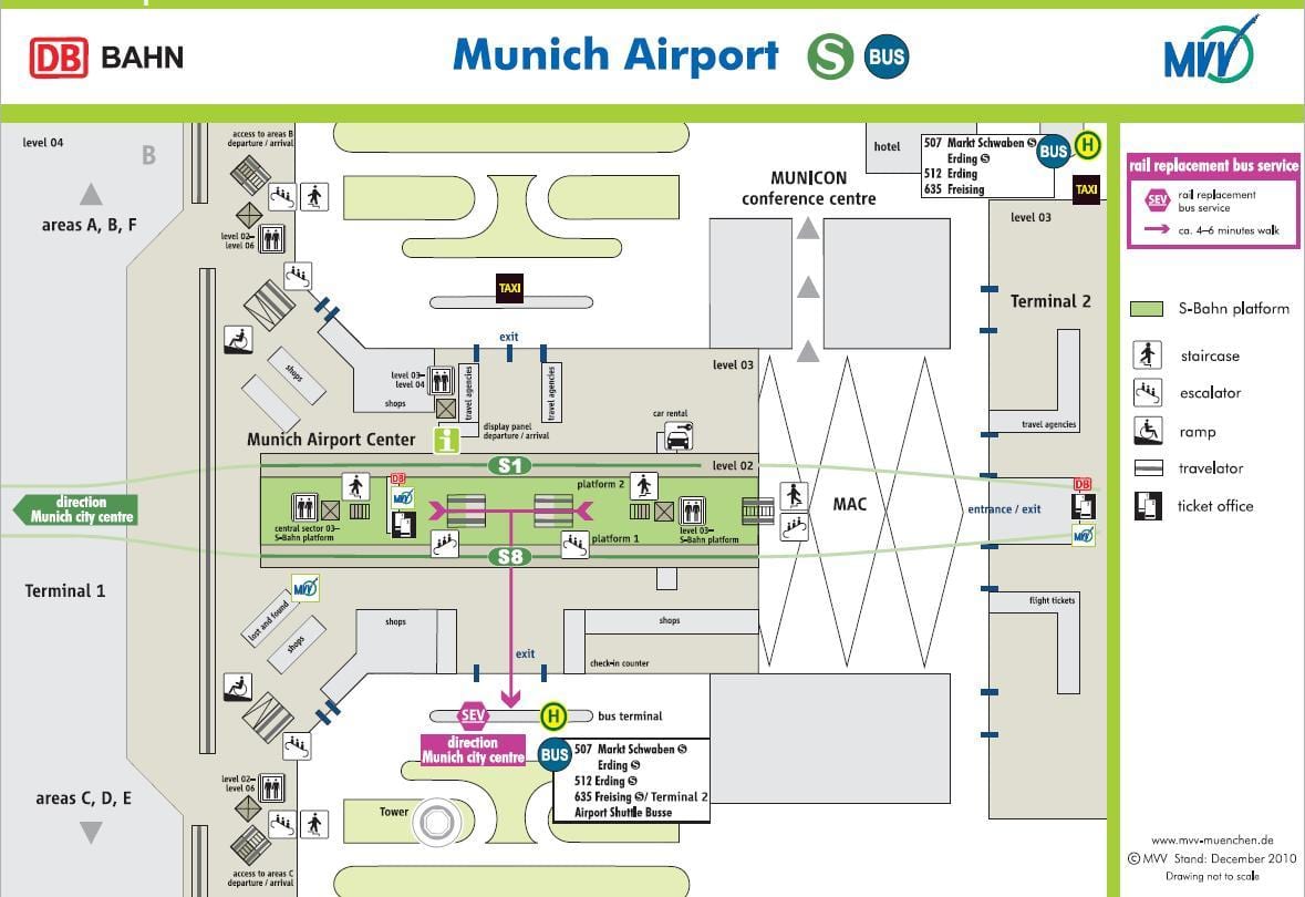 muc de la terminal 2 mapa