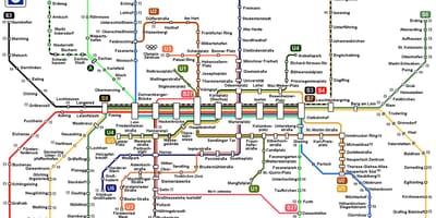 Gràcies al mapa de metro de munic alemanya