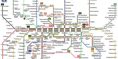 Gràcies al mapa de metro de munic alemanya