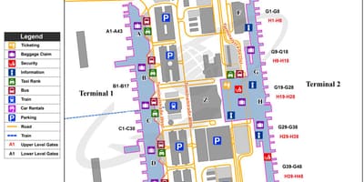 Munic terminal mapa