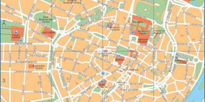 Mapa de carrers de munic alemanya