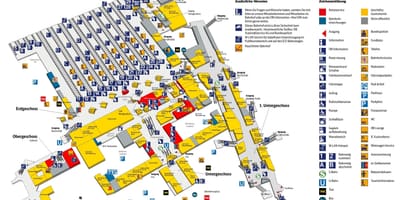 L'estació central de munic mapa