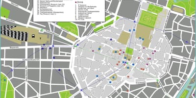 Mapa turístic de munic atraccions