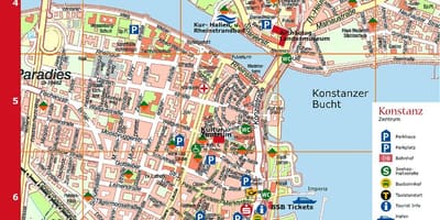 Mapa turístic de munic alemanya
