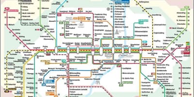 Plànol de Metro munchen